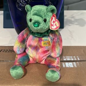 Ty Beanie Babies Bear - May NWT